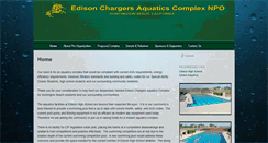 Desktop Screenshot of edisonaquaticscomplex.org